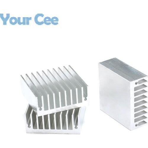 5 pcs 45*45*18mm Heatsink Cooler Cooling Fin Aluminum Radiator Heat Sink for LED, Power IC Transistor, Module PBC 45X45X18mm