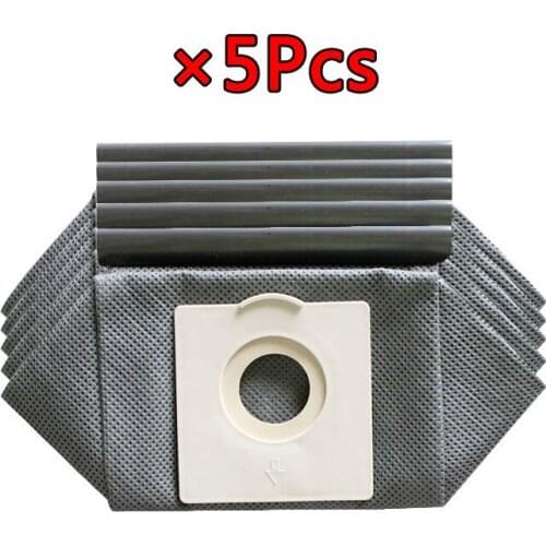 5Pcs Vacuum Cleaner Part Replacement Parts Dust Paper Bags For Philips FC8088 FC8089 Washable Vacuum Cleaner Dust Bags