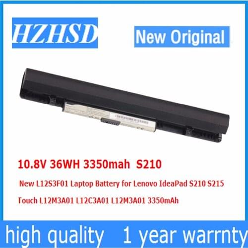 10.8V 36WH 3350mah S210 New L12S3F01 Laptop Battery for Lenovo IdeaPad S210 S215 Touch L12M3A01 L12C3A01 L12M3A01