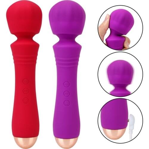 AV Stick Magic Wand Vibrators G Spot Vagina Vibrator 20 Frequency Clitoral Stimulator Sex Toys for Woman Adults Products