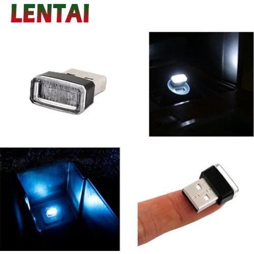 EALEN 1PC Auto Car LED USB Atmosphere Light Lamp For Suzuki Swift Volkswagen Passat B5 B6 B8 Tiguan Jetta MK6 Skoda Octavia A7