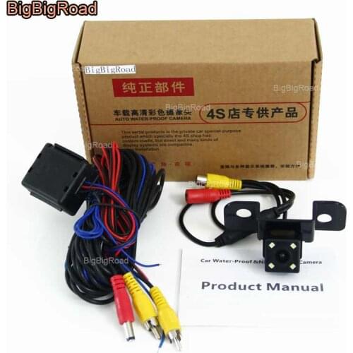 BigBigRoad Car Rear View Reverse Parking Backup Camera with power relay / Filter For toyota crown 2008 2009 honda spirior 2013