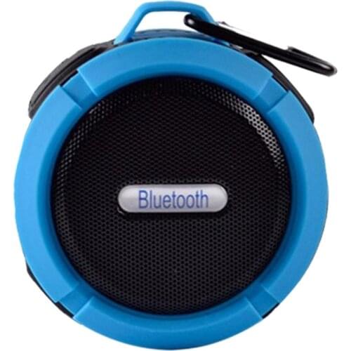 Bluetooth Speaker Portable Mini Waterproof Outdoor Speaker Subwoofer Speaker with Hook 500Mah Rechargeable