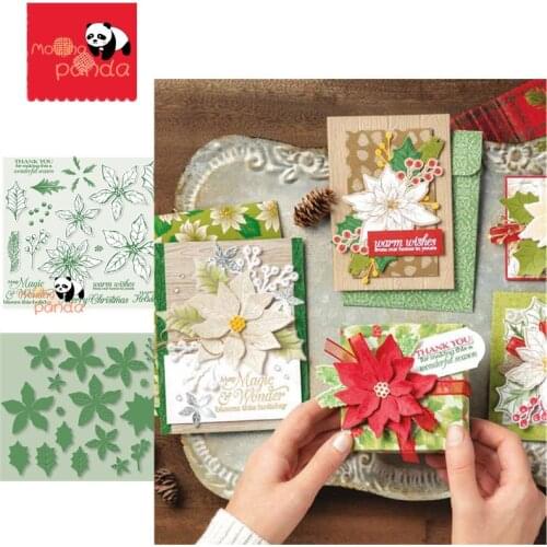 Flower Metal Cutting Dies and Stamps Stencil for DIY Scrapbooking Paper Card Making embossing craft dies