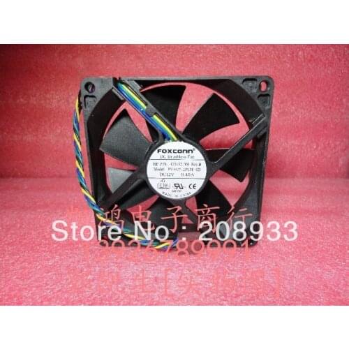 For Original Foxconn FOXCONN PV902512PSPF 9025 9CM four-wire PWM intelligent temperature control fan+cooling fan