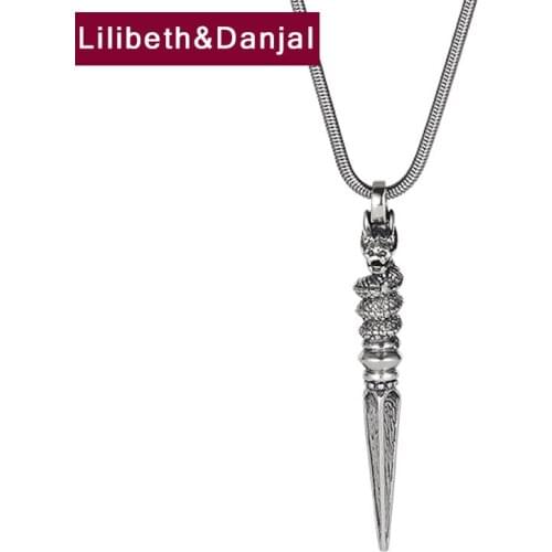 Dragon King Vajra Necklace Pendant Real 925 Sterling Silver Vintage Fashion Fine Brand Jewelry Women Men 2021 Free Shipping P26