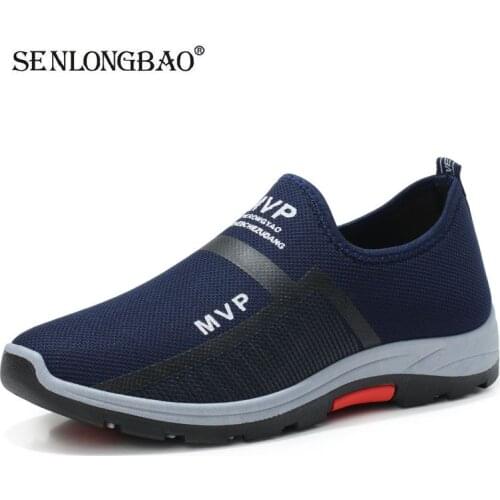 Summer Mesh Men Casual Shoes Breathable Slip on Mens Loafers Lightweight Sneakers Men Non-slip Walking Shoes Zapatillas Hombre