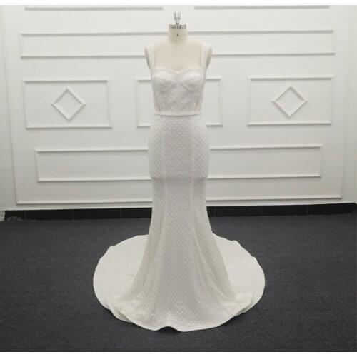 Molanda Wedding Dress 2021 Charming Sweetheart Neck Vintage Bridal Gown Customized Vestido De Noiva Beadings Lace Iiiusion HQ080