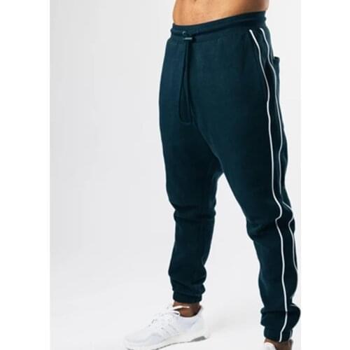 Mens Autumn And Winter New Sports Leisure Small Foot Fitness Trousers Close The Mouth Guard Trousers Running Training Leg Pants