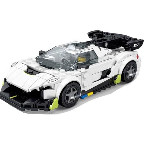 2021 New Speed Champions Koenigseggs Jesko Supercars Racing Sports Car Building Blocks Vehicle Figures Bricks Classic Model Toys
