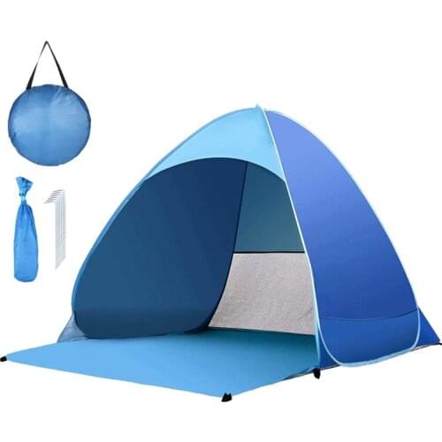Beach Tent Ultralight Folding Tent Automatic Open Tent Family Tourist Fish For Family Beach Garden Camping Picnic