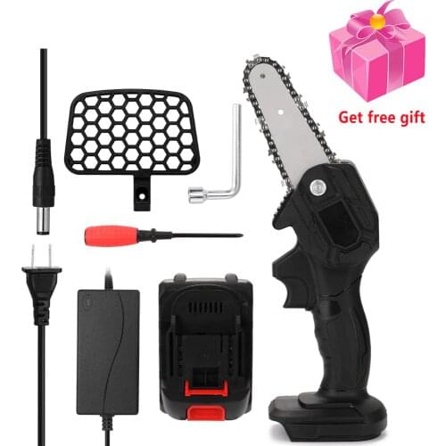 21V Lithium Battery Portable Electric Pruning Saw Rechargeable Mini Electric Saws Woodworking One-handed Electric Saw For Garden