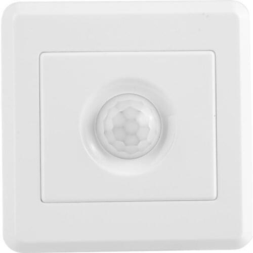 PIR Infrared Body Motion Sensor Switch 110-240V 800W Embedded Light On Off Switch Automatic Detector Control Smart Switch