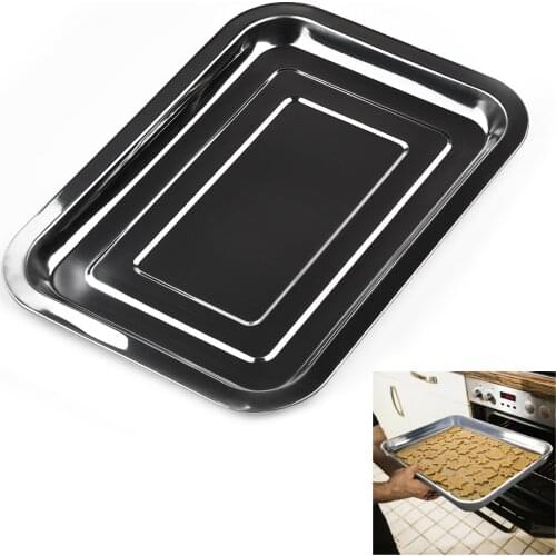 Stainless Steel Rectangle Baking Tray Loaf Toast Bread Cake Bakeware DIY Pastry Nonstick Mold Pan Dish Kitchen Tools