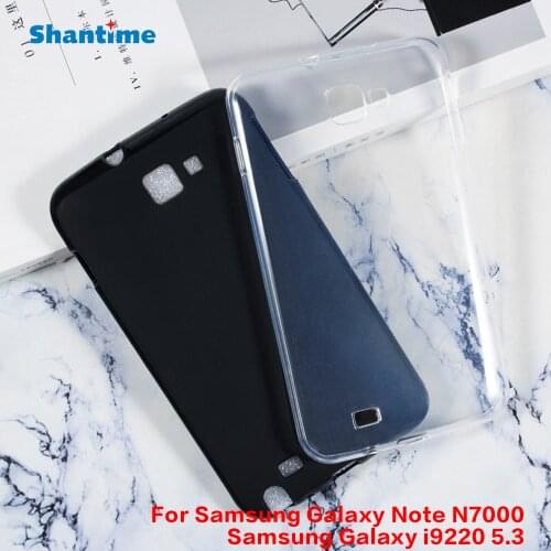 For Samsung Galaxy Note N7000 Gel Pudding Silicone Phone Protective Back Shell For Samsung Galaxy i9220 5.3" Soft TPU Case