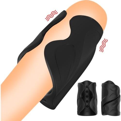 Vibrator Sex Toys For Men Masturbator Penis Exerciser Trainer Glans Massage Vibrator Adult Sex Toys For Men Erotic Sex Prosucts