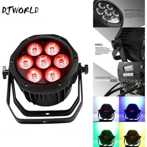 Waterproof LED Par 18x12W RGBW Effect Lighting DJ Lights For Disco Party Stage Dance Joy Floor Birthday Bar Luminaire