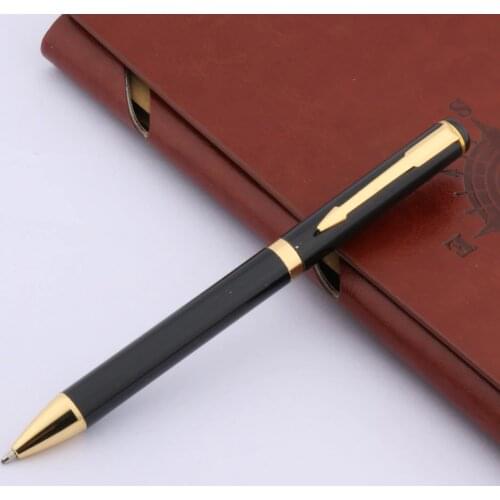 High quality brand 801 Black TWIST gold BALLPOINT PEN ARROW CLIP METAL BALL POINT PEN Business Office school supplies
