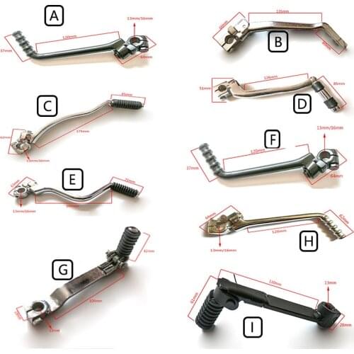 1PC 13/16mm Kick Starter Lever Start Pedal Easy To Install For Kawasaki KE KL KLX KX KDX KZ 125 175 200