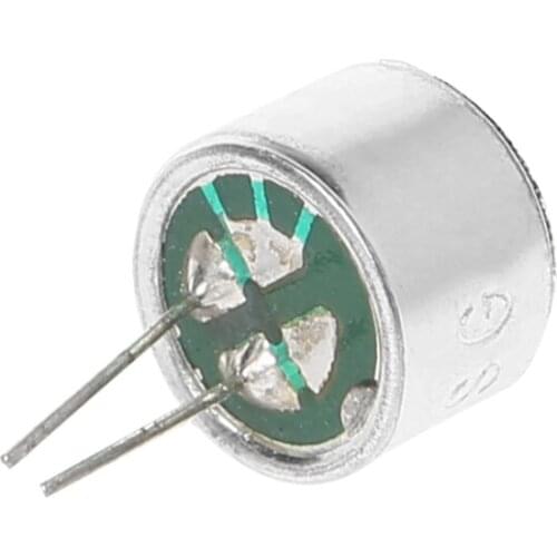 10 Pcs/Lot With 2 Pin Cables Capsule Electret Condenser Microphone 9767 Mic HX6A