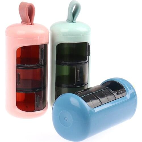 3 Grids Portable Pill Box Tablet Pillbox Dispenser Medicine Boxes Dispensing Medical Kit Organizer Mini Case Nordic Style 1Pc