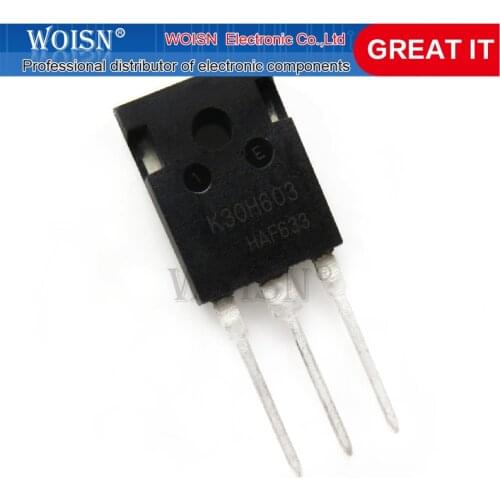 5PCS IKW30N60H3 K30H603 TO-3P TO-247 IKW30N60 new original In Stock