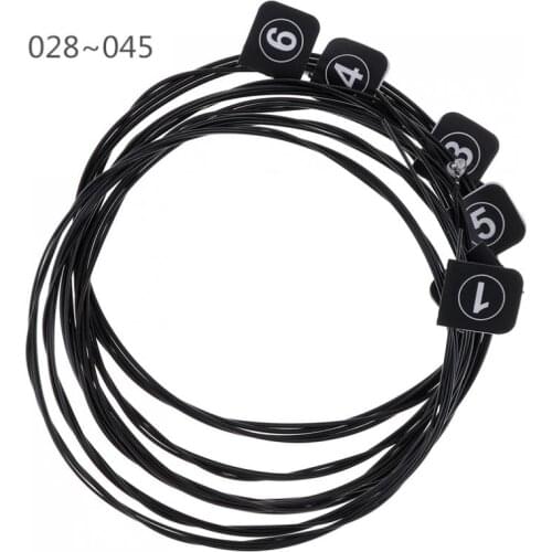 6pcs/lot Nylon + 3 %Polyester Classic Guitar String 028-045 Color Plated Wire with Great Tone & Hard Tension