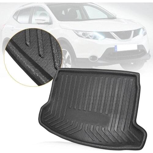 Auto Rear Trunk Tray Cargo Boot Mat Liner Floor Carpet For Nissan Qashqai 2014 2015 2016 2017 2018 Car Accessories