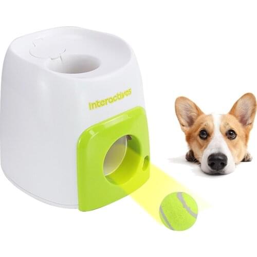 Automatic Ball Launcher Tennis Ball Throwing Reward Machine Body Dog Interactive Training Intelligent Feeding Pet Supplies Toys