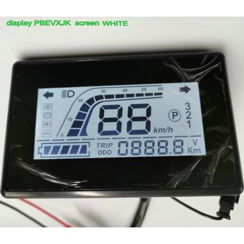 Speedometer LCD display 36v48v60v72v84v96v+speed/battery indicator+turning signal+voltmeter for lead acid battery of scooter