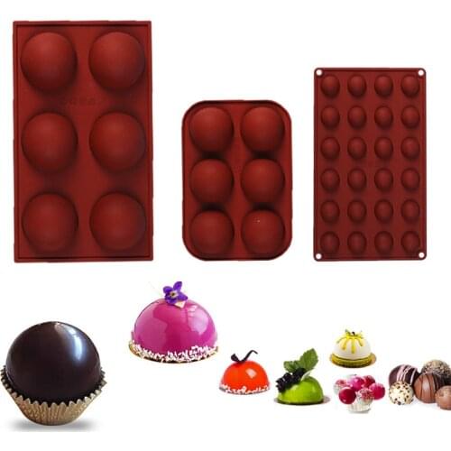 DIY Epoxy Mold Semicircle Baking Silicone Resin Mold New Products Mirror Jewelry Creative Handmade Household Kitchenware