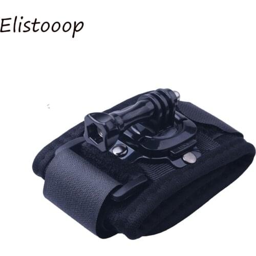 For Gopro 360 Degree Rotation Protection Hand Wrist Strap Mount with Screw For Go Pro Hero 4 SJ4000 Xiaoyi DV Camera cam Holder