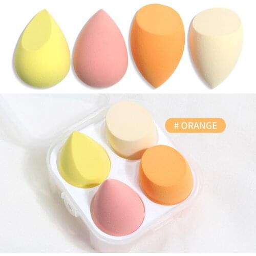 Hot Selling of Maange 4-Pack Beauty Egg Set Soaking Water Big Powder Puff Beauty Tools Cosmetic Egg for Make Up Makeup Egg