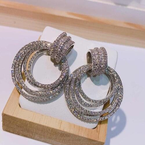 HIBRIDE Hot Sale Drop Earrings Summer Party Women Jewelry Dress up Fashion Drop Earrings New Style Bijoux Femme E-648