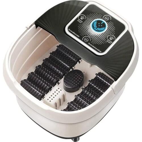 Automatic Foot Spa Foot Bath Massager Corn Rollers Foot Barrel Heating Infrared Foot Soaker Relieve Relax Feet US Plug