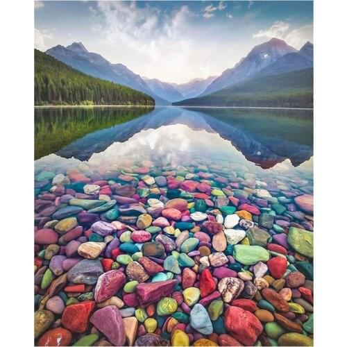 Diamond Painting Kits Round Diamond Art Colorful Stone Paint with Diamonds DIY Painting Pattern By Number FH636