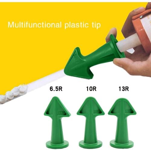Caulk Nozzle Applicator Finishing Tool Silicone Remover Glue Caulk Finisher Reusable Sealant Smooth Scraper Grout Kit Tools Set