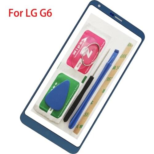 ZUCZUG New Front Outer For LG G6 Front Glass Front Outer Panel+Repair Tools