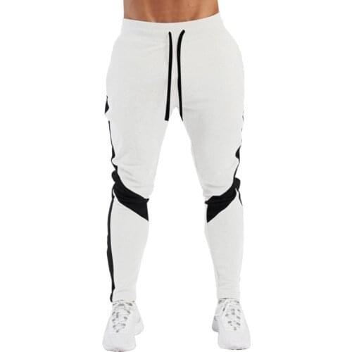 Skinny Joggers Pants Men Running Sweatpants Cotton Track Pants Gym Fitness Sports Trousers Male Bodybuilding Training Bottoms