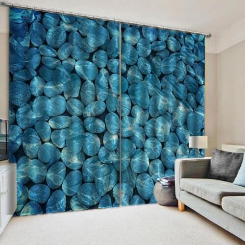 Custom wataer curtains water curtains stone 3d curtains new window balcony thickened windshield blackout curtains
