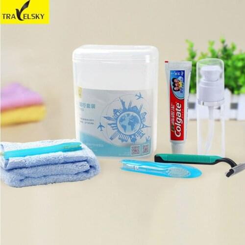 Portable Travel Toothpaste Toothbrush Storage Cup Translucent PP Toothbrush Holder Cup Travel Set 2pcs/lot Free Shipping
