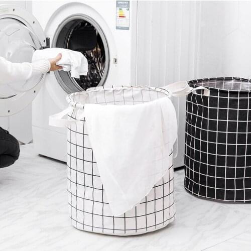 Foldable Waterproof Laundry Basket Large Capacity Laundry Hamper Dirty Clothes Storage Organizer Bucket Homehold Toy Storage Bag