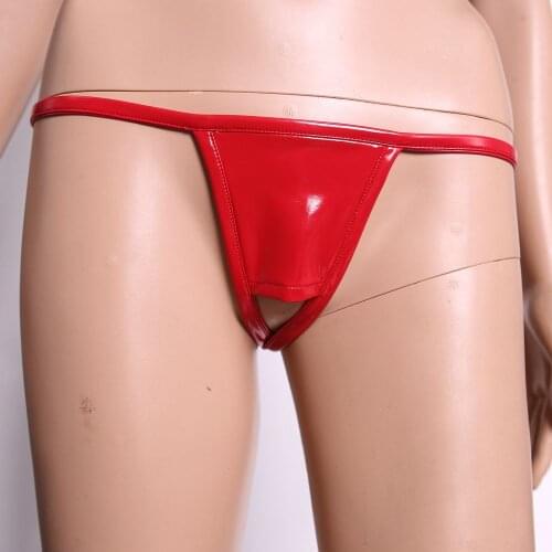 2021 New Advanced Rubber Leica Bright Women G Strings Underwear Lady Sissy Thong Panties