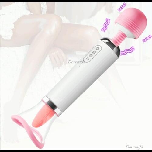 Vibrator Sex Toys for Female Nipples Sucker Sucking Tongue Licking Clitoris Masturbator Oral Sex Vibrator Adult Products for 18