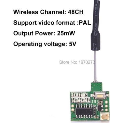 New Arrival 5.8G 48CH 25MW VTX Built-in Transmitter For Racing Drone Spare Parts For FPV Racer RC Multirotor