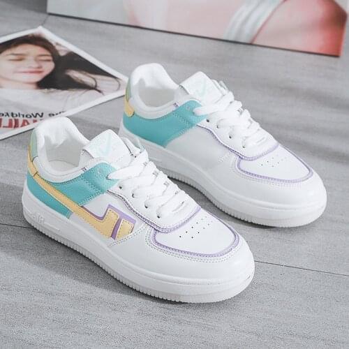 Women Sneakers 2021Fashion Casual Shoes Woman Comfortable Breathable White Flats Female Platform Sneakers Chaussure Femme