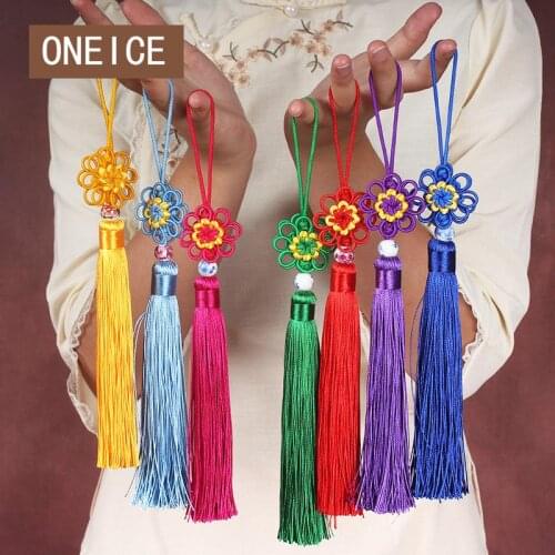 Gold Line Chinese Knot Pendant New Year Spring Festival Small Car Ornaments Style Features Abroad National Wind Gift
