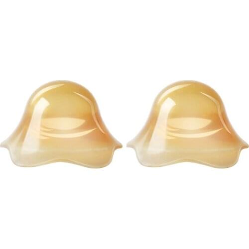 2Pcs Nano Silver Silicone Nipple Corrector Petal-Shaped Extractor Suction Device