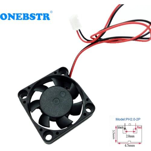 3007 Mini Fan DC 5V 30X30X7mm Brushless Fan 3cm 30mm Small Power Supply Cooling Fan PH2.0-2Pin Length 200mm Free Shipping