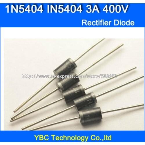 500pcs/lot 1N5404 IN5404 3A/400V Rectifier Diode Big Power and Long Pins